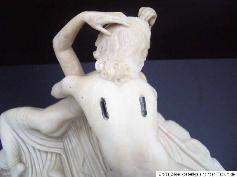 Skulptur Amor u. Psyche Canova Italien Louvre Paris Cupid Alabaster