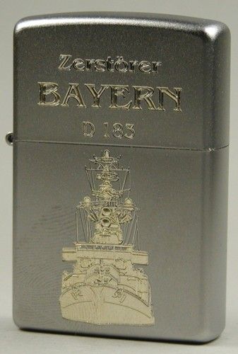 Zippo Zerstörer Bayern D 183 Marine Bundeswehr