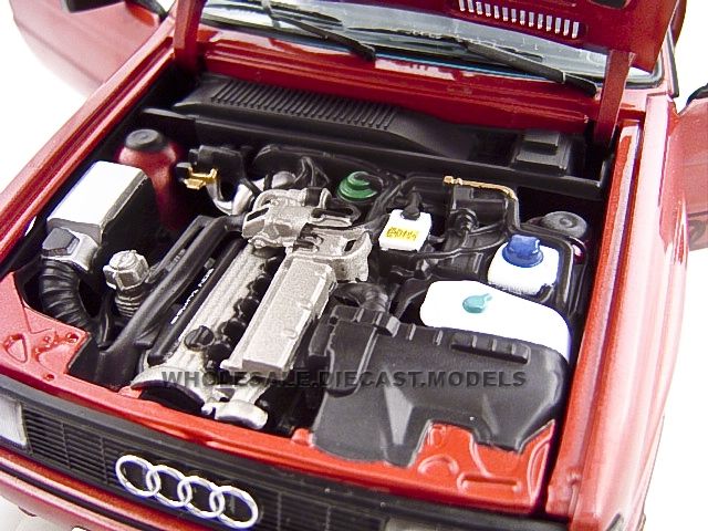 18 AUTOART AUDI Sport Coupe Quattro (1988) Rot