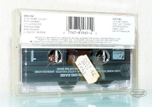 WHITE LION   BIG GAME 1989 original audio MC Kassette tape cassette VG