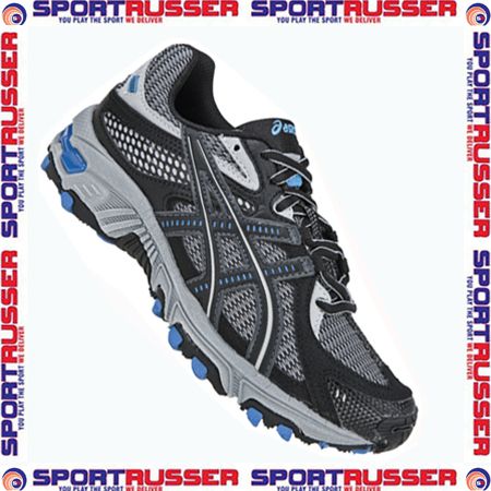 ASICS GEL TRABUCO 13 GS Kinder black/blue/lightning