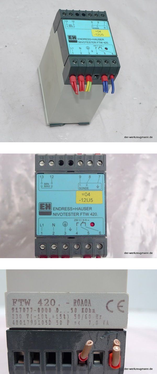 RR197 Endress Hauser Nivotester FTW 420 R0A0A FTW420 230V