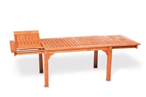 Seitenausziehtisch COMODORO, 150(185/220)x90cm, Eukalyptus FSC