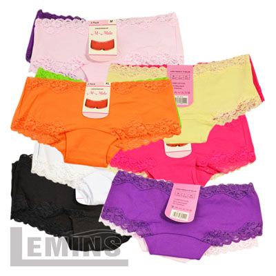 STÜCK DAMEN SLIP UNTERHOSE UNTERWÄSCHE PANTYS HOTPANTS Aus 95%