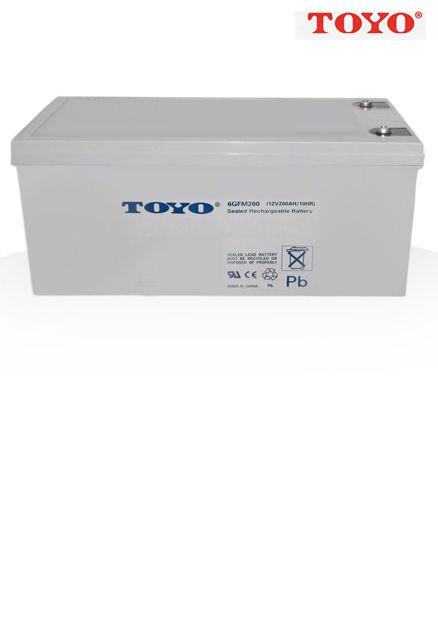 TOYO AGM Gel Solar Batterie 12V 200Ah 1800 Ladezyklen Universal Akku