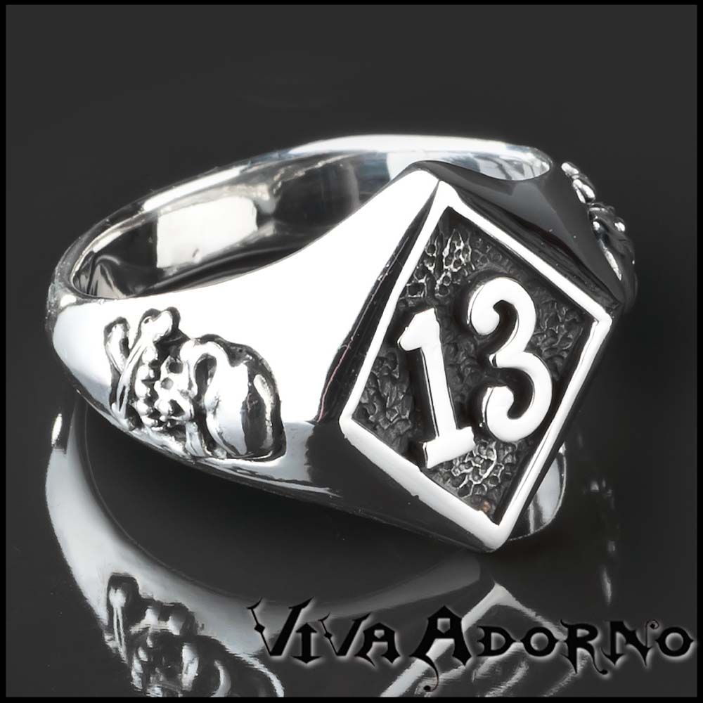 925 Silber Siegel Ring Löwe 3D Wappen Lilien Daumenring Biker Lion