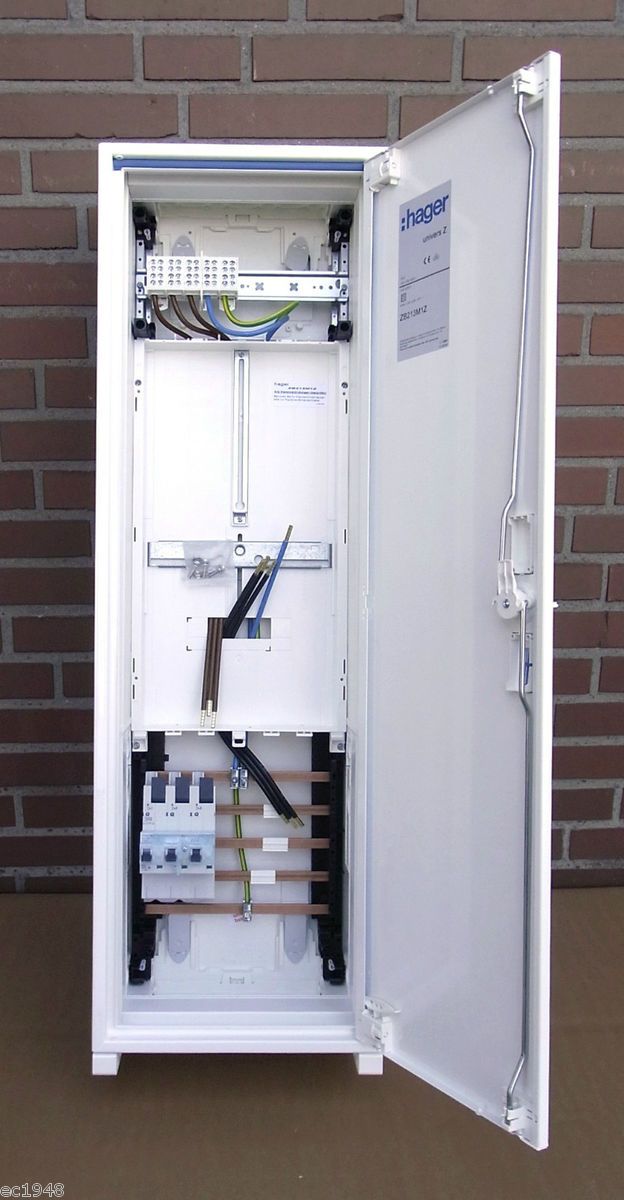 Hager Photovoltaik bestückt / leer ZB213M1Z Zählerschrank + SLS