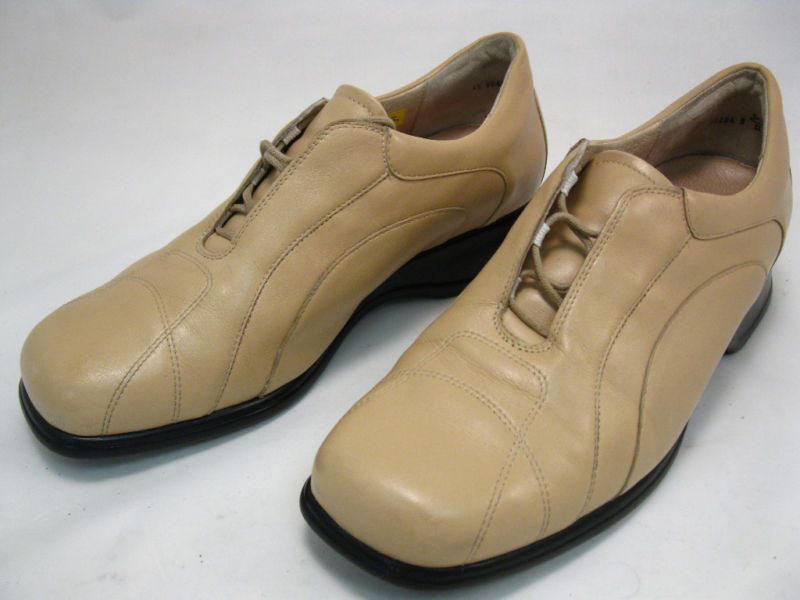 SEMLER Trendline Halbschuhe Beige Leder GR 38 #Z214