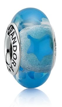 PANDORA MOMENTS MURANO GLAS BEAD STERNE STARS FARBWAHL