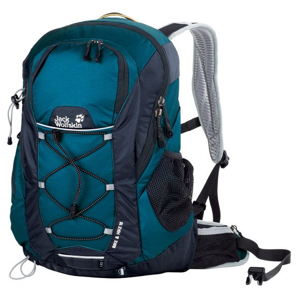 Jack Wolfskin Bike&Hike 18Wandern,Fahrrad Rucksack,moraccan blue,18