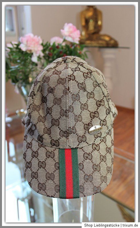 Edle Gucci Cap   Logostoff   Original GUCCI   Cap