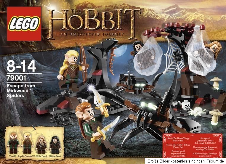 LEGO® THE HOBBIT 79001   FLUCHT VOR DEN DÜSTERWALDSPINNEN NEU/OVP