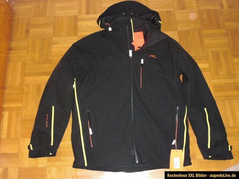 KJUS 100% Original Skijacke Formula black goldenpoppy Herren 54 NEU