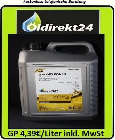 Automatik Getriebeöl Dexron 3 GM MB 236.1 236.5 Servo öl