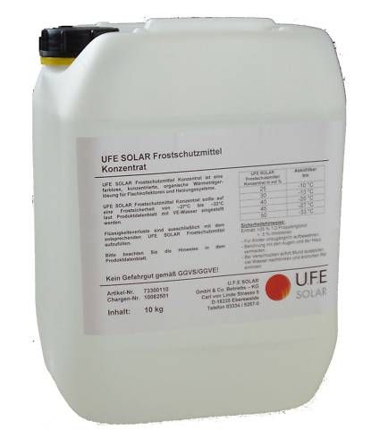 Frostschutzmittel Solaranlagen Konzentrat 10 Liter UFE