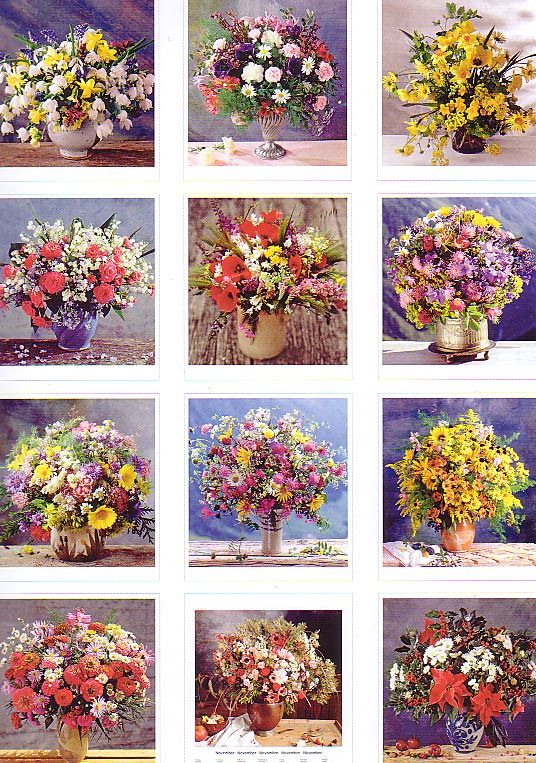 Wandkalender 2011 Bildkalender Fotomotiv Blumen #2210