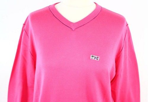 Napapijri Herren Strickpullover Strick Pullover Dakato pink Gr. S