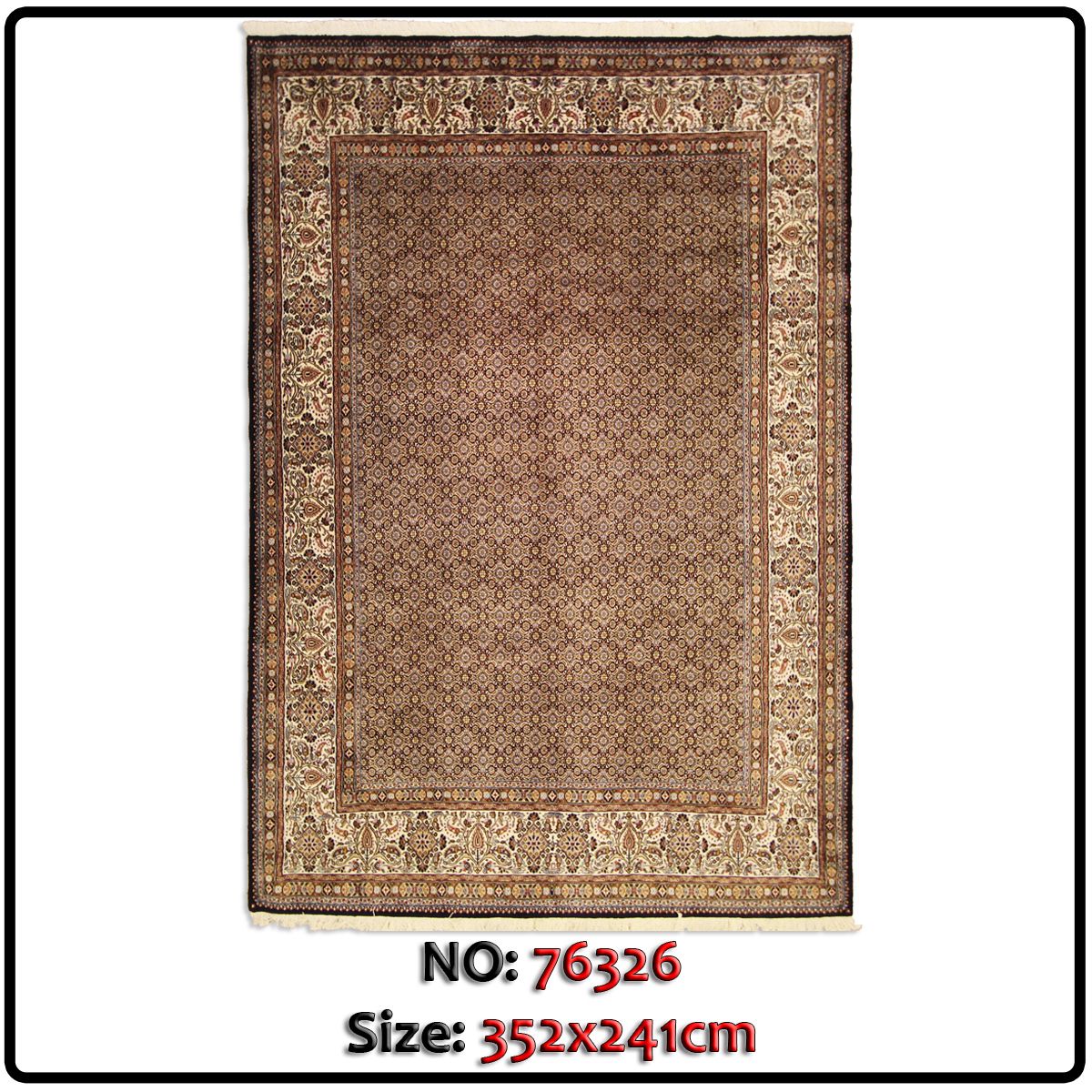 Wonderbar Persien MOUD Perser Tapet Teppich 352 x 241 cm carpet