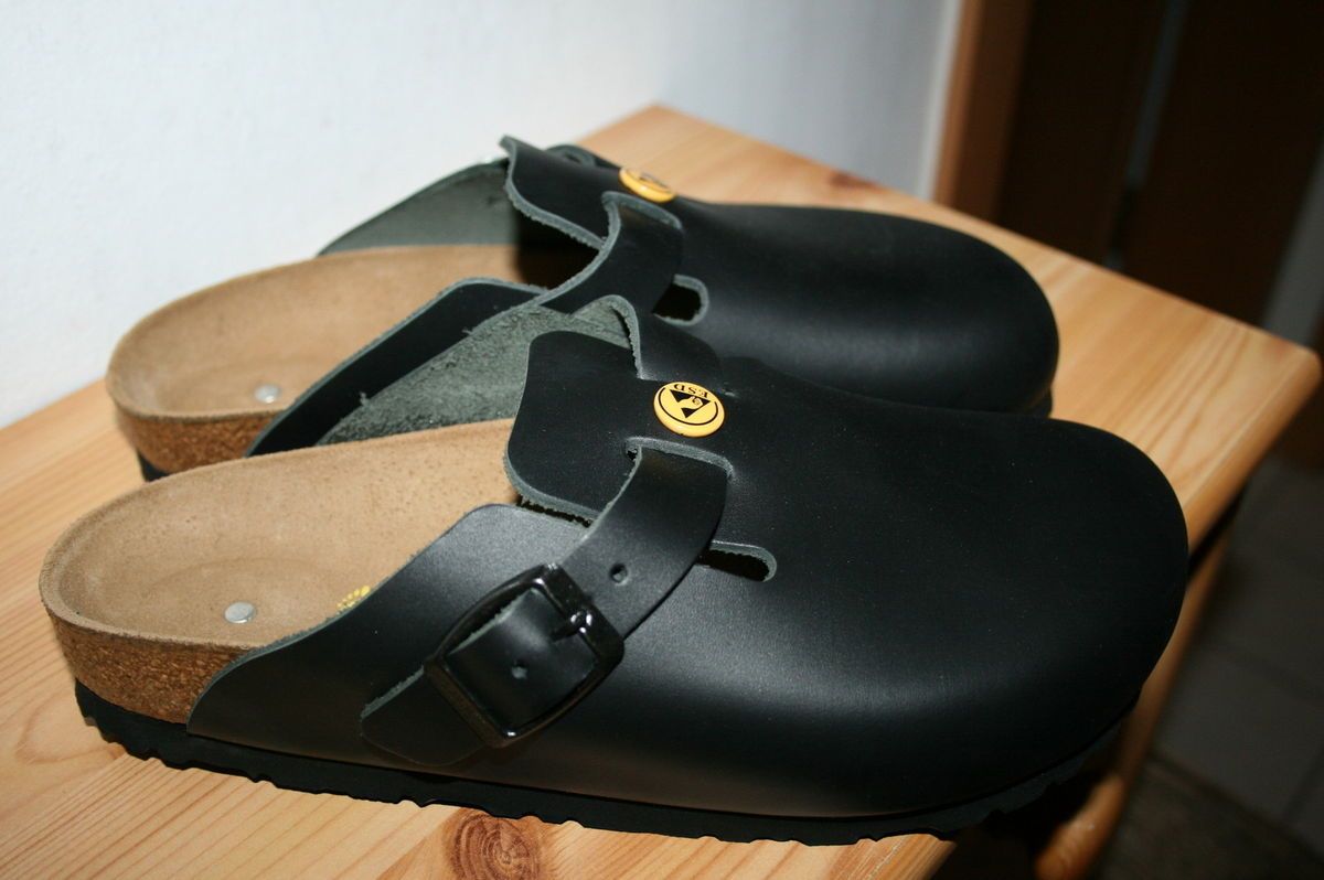 BOSTON schwarz Clog ESD / Slipper/ Pantolette Gr. 36 NEU #238