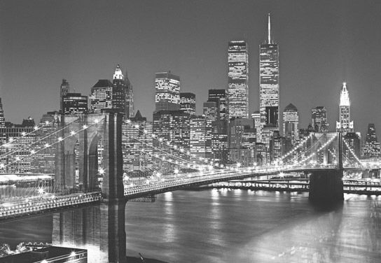 BROOKLYN BRIDGE   366 x 254 cm   Skyline   Schwarzweißmotiv