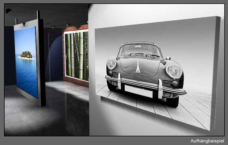 Leinwand Bild Porsche Oldtimer 356 Schwarzweiß Traum Bilder Autos