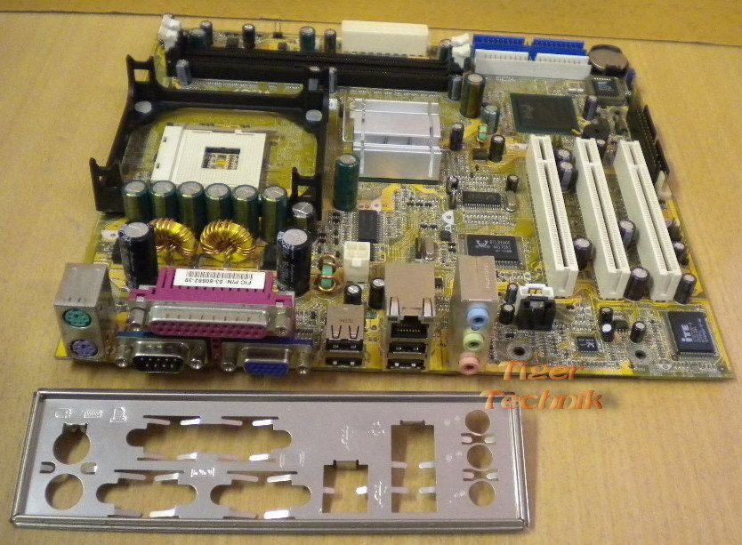 FIC VC37 + Blende * FSB533 HT Support * DDR266 * Sockel 478 Mainboard