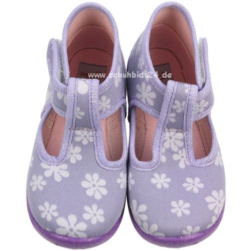 SUPERFIT 263 74 HAUSSCHUHE GR 22 FLIEDER/BLUMEN SCHUHE NEU OVP