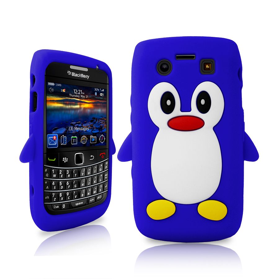 PENGUIN Soft Silicone Case For BlackBerry Bold 9700 / 9780 + Screen