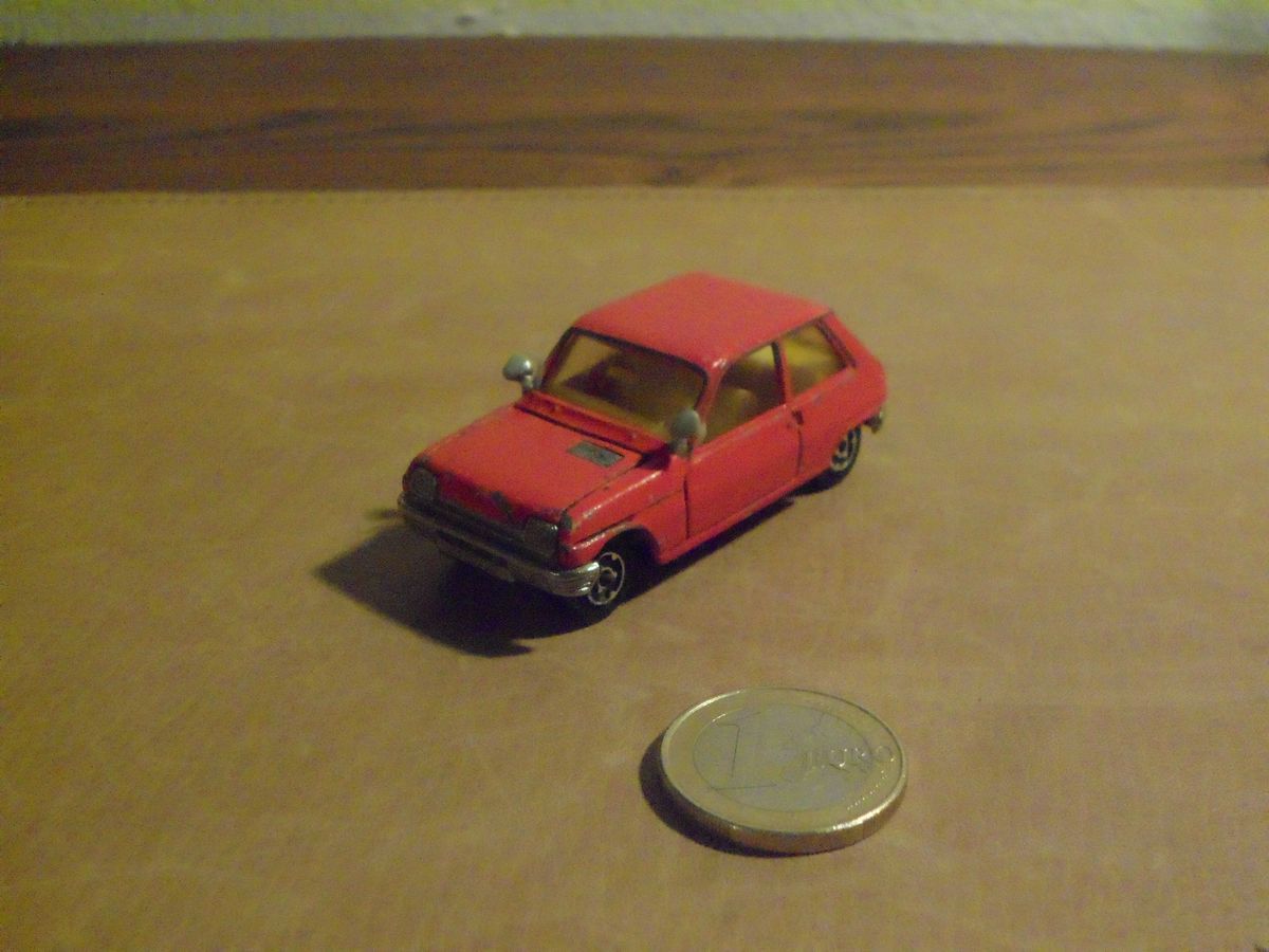 Majorette 1/55 Renault 5 GTL 1979 rot 257 schön/komplet