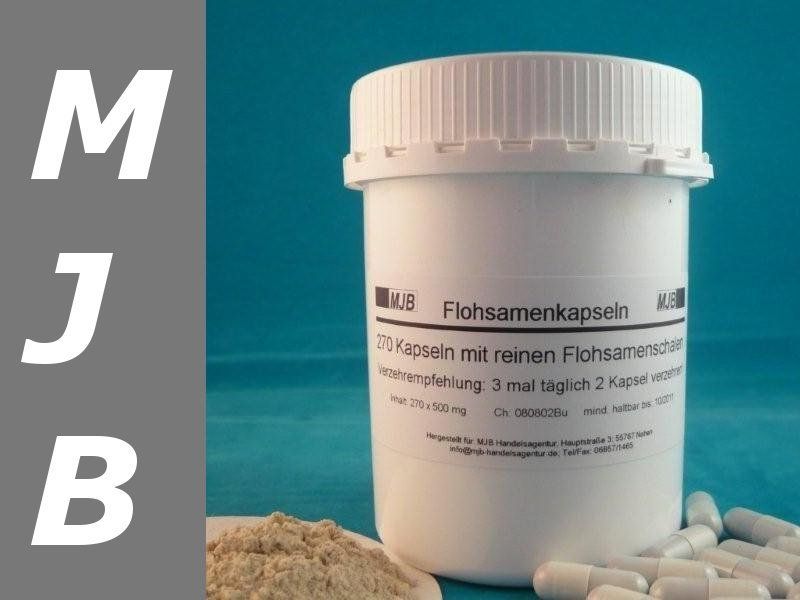 Flohsamen Kapseln 270 St. je 500 mg Flohsamenschalen