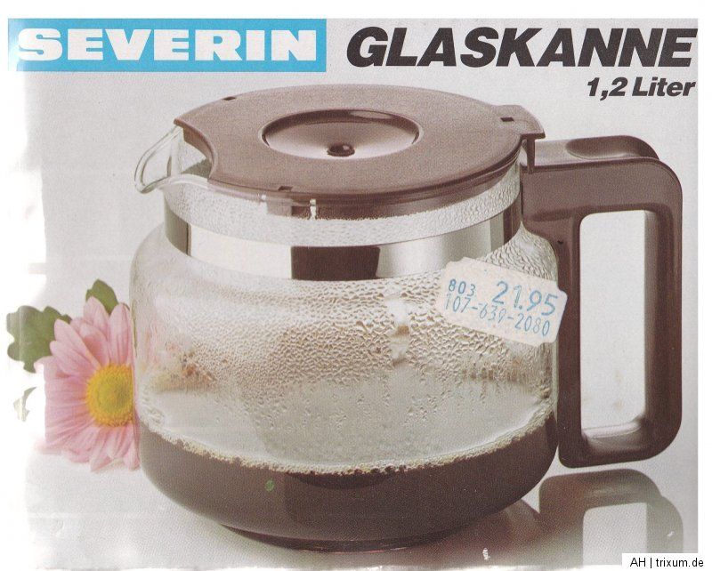 Severin – Glaskanne 1,2 Liter 5457 ,Zustand NEU und OVP, siehe