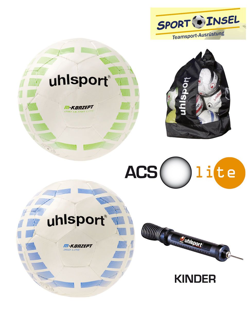 Ballpaket 10x Uhlsport Jugend Fussball M Konzept LITE 350g