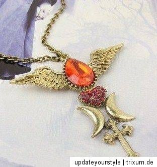 Vintage BOHO Kette BREAKING DAWN KETTE BELLA / VOLTURI Neu