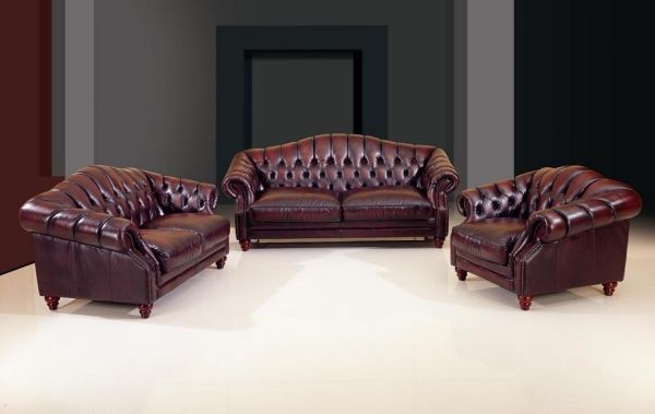  lieferbar CHESTERFIELD 3 1 1 LEDER SOFAGARNITUR 289 SOFA GARNITUR