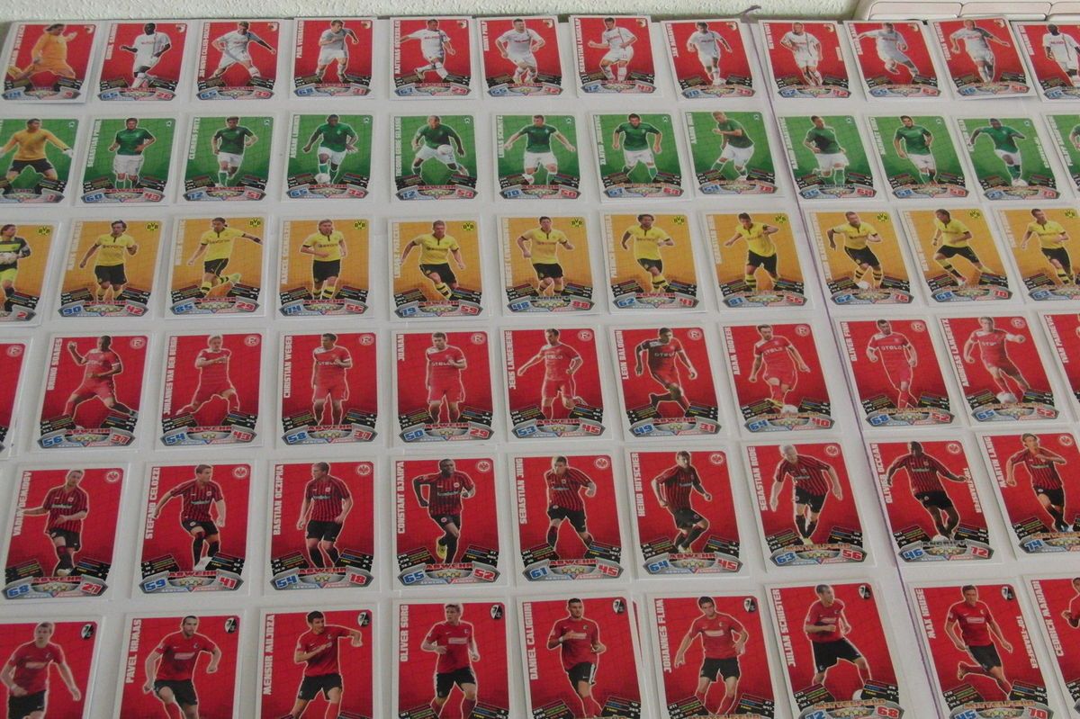  Attax Bundesliga 12 13 2012 2013 alle 288 Basiskarten komplett NEU