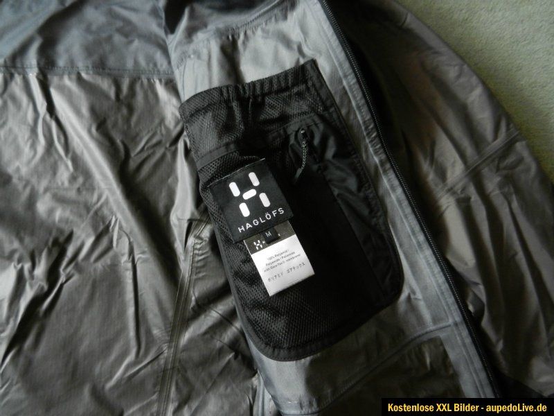 HAGLÖFS TITAN JACKET GORE TEX® PACLITE® Gr. M Farbe graphite black