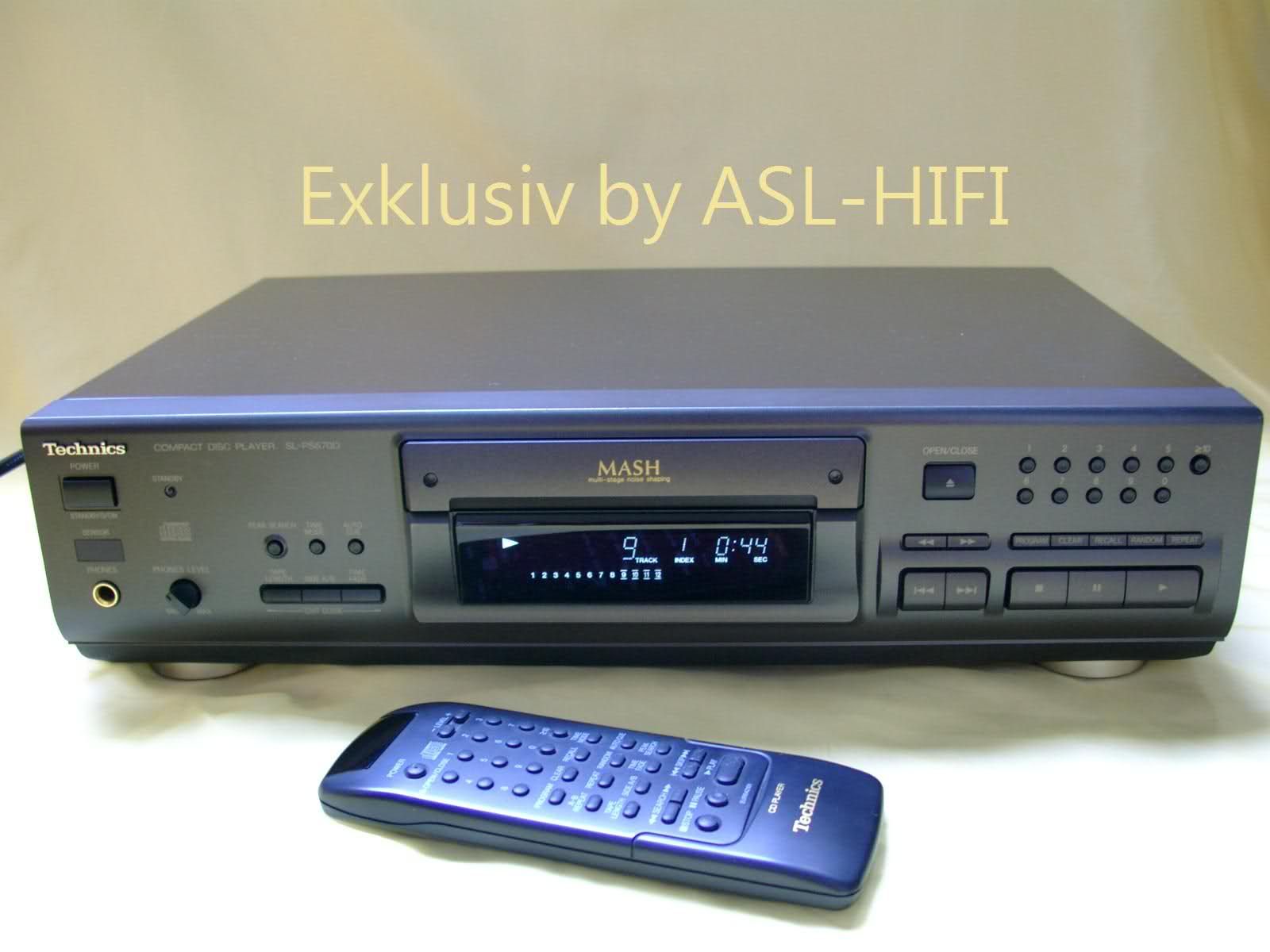 Technics SL PS670D AUDIO CD Player TOP by ASL HIFI