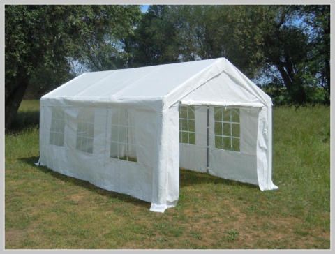 Partyzelt Festzelt Pavillon PE 3x6m 6x3m Gartenzelt Zelt Vereinszelt