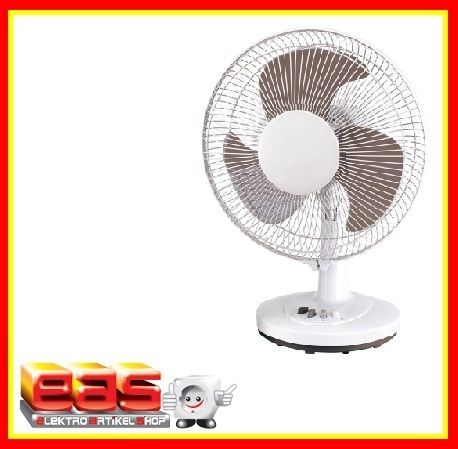 Ventilator Deko B303 Stratos Tischventilator weiß Neu