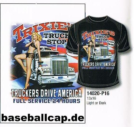 Shirt #293 10 TRIXI, Hot Rod Dragster, Pin Up, Trucker, Oldtimer,USA