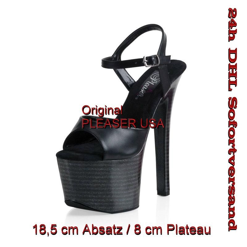 Pleaser High Heels Leder Extrem Plateau Sandaletten 42 46 NEU Sky309W