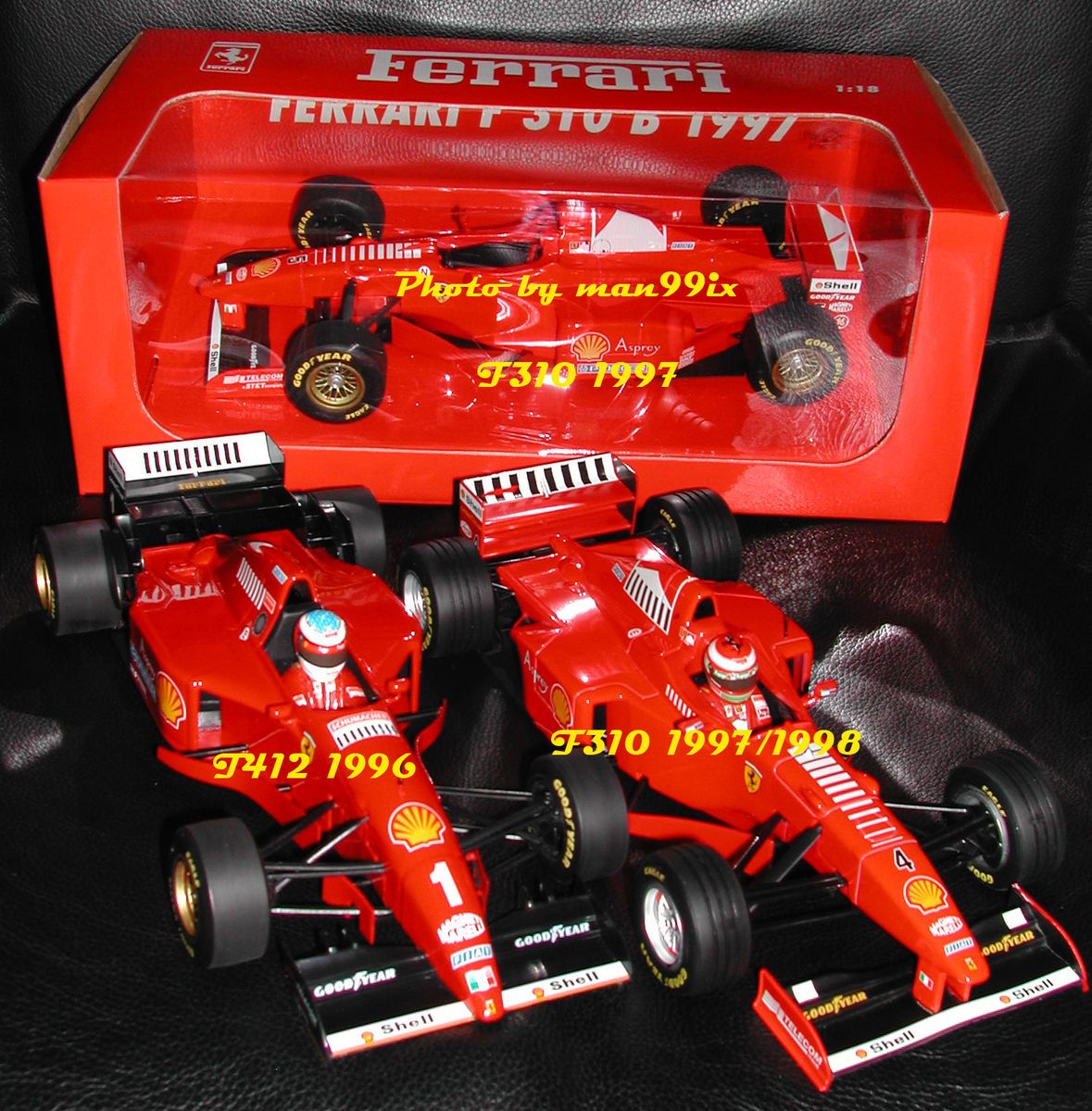 MINICHAMPS Konvolut Ferrari F310 / T412 118 defekt