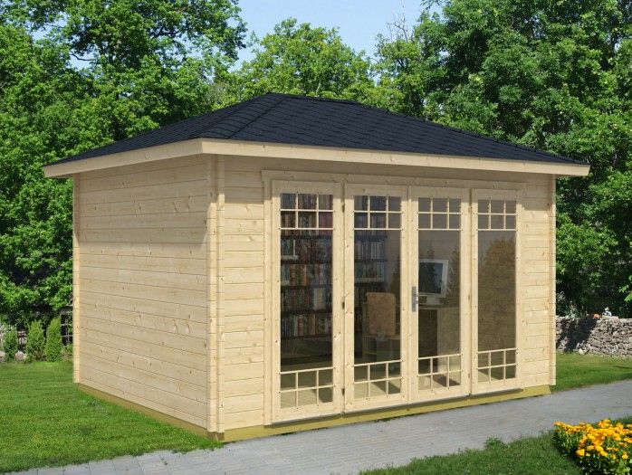 Gartenhaus Blockhaus 410 x 310 cm in Premium Qualität mit toller