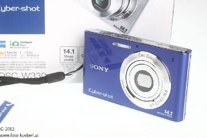 SONY Cyber shot DSC W330 blau DEMOGERÄT 4905524665277