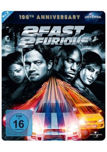 Fast 2 Furious   100th Anniversary Limited Steelbook Edition   BLU