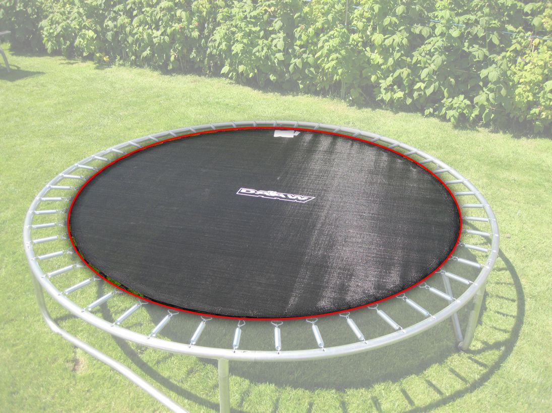 TRAMPOLIN 366 CM 3,66 M SPRUNGTUCH SPRUNGMATTE ERSATZTEIL PP MESH BIS