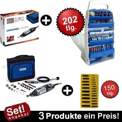 Dremel 4000 1 45 Multitool Multifunktionswerkzeug 352 tlg Zubehoerset