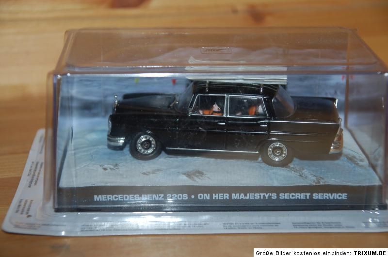 Nr.78 James Bond 007 Mercedes Benz 220S 143 + Heft