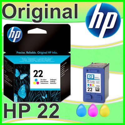 HP 22 ORIGINAL DRUCKER PATRONE DESKJET F370 F375 F380 F2180 F2224