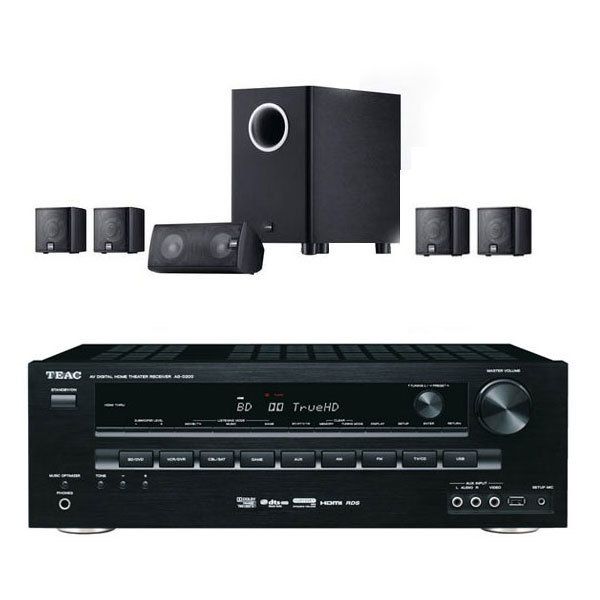 Teac AG D200 Av Receiver schwarz Canton Movie 85 CX 5 1 Heimkinosystem